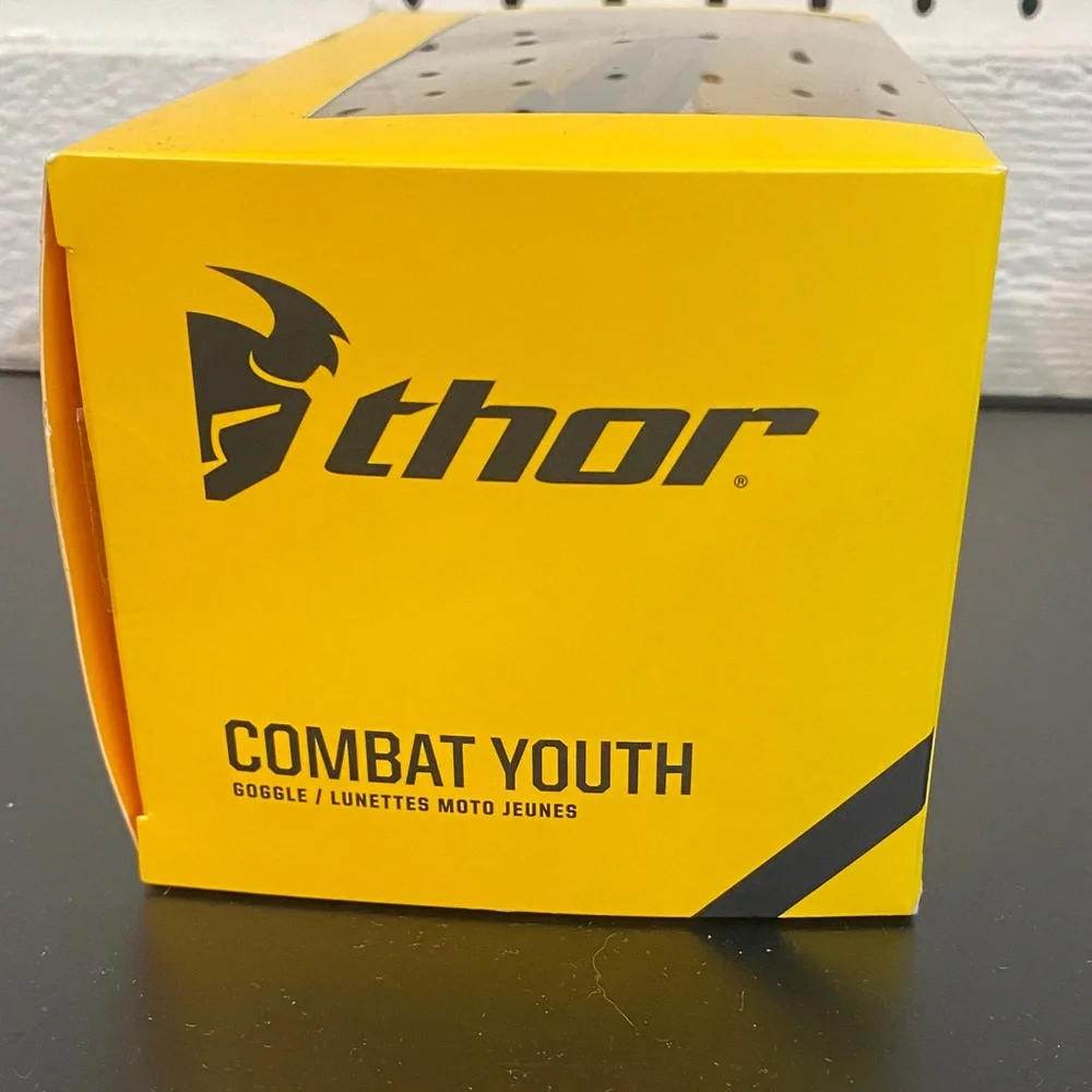 Thor Combat Youth Goggles in Black